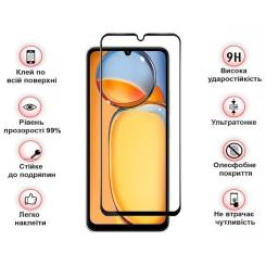 Стекло защитное BeCover Realme C63 Black Фото 2