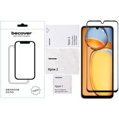 Стекло защитное BeCover Realme C63 Black Фото 3