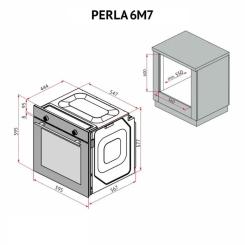 Духовой шкаф Perfelli PERLA 6M7 INOX Фото 11