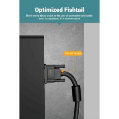 Кабель мультимедийный Vention VGA M to VGA M 2.0m ferrite Фото 10