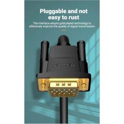 Кабель мультимедийный Vention VGA M to VGA M 2.0m ferrite Фото 11