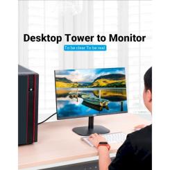 Кабель мультимедийный Vention VGA M to VGA M 2.0m ferrite Фото 3