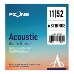 Струны для гитары Fzone Acoustic Phosphor Bronze (11-52) Фото