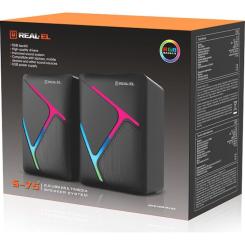 Акустическая система REAL-EL S-75 Black Фото 6