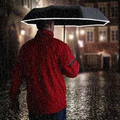 Зонт Schwarzwolf CRUX Полный автомат Черный Фото 4