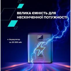 Батарея универсальная Canyon PB-2008 20000mAh PD/100W Q.C/3.0 Фото 6