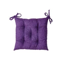 Подушка на стул Прованс CHENILLA Фиолетовая 40х40 Фото