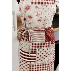 Фартук Прованс Печворк бордо Фото 3