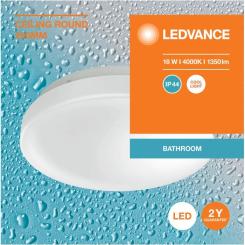 Светильник LEDVANCE CEILING ROUND 255 18W 840 IP44 Фото 4