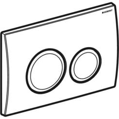 Панель смыва Geberit Delta20 хром Фото 1