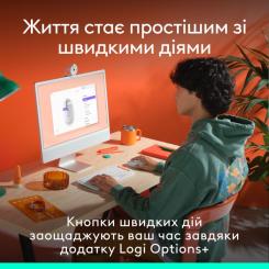 Мышка Logitech POP Mouse With Emoji Bluetooth Off-White Фото 3