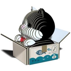 Пазл Eugy 3D Зоопарк Котенок черно-белый Фото 3