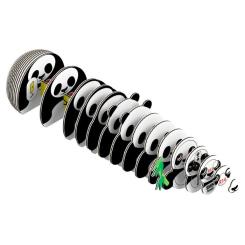 Пазл Eugy 3D Зоопарк Панда Фото 2