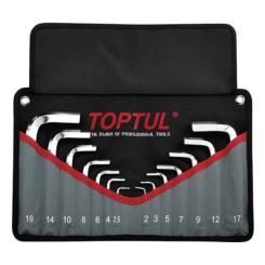 Ключ Toptul шестигранний Г-обр. 2-19мм 14шт. у чохлі Фото