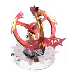 Конструктор Metal Time Колекцiйна модель Sun Chaser Dragon Stand Clock Со Фото 2