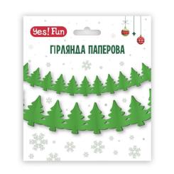 Гирлянда бумажная YES! Fun Елки 4 м Фото
