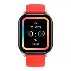 Смарт-часы Canyon Chatter SW-58 BT-CALL Silver Red Фото 1