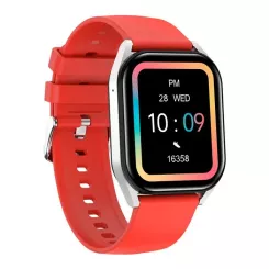 Смарт-часы Canyon Chatter SW-58 BT-CALL Silver Red Фото 2