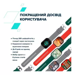 Смарт-часы Canyon Chatter SW-58 BT-CALL Silver Red Фото 8