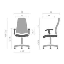 Кресло игровое Аклас Харлі R OT-R299H Сіре Фото 10