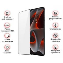 Стекло защитное BeCover Motorola Edge 50 Pro Black Фото 2
