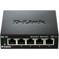 Коммутатор сетевой D-Link DGS-105 Фото 1