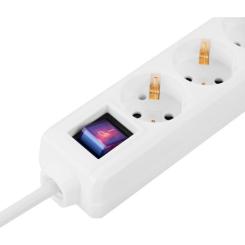 Сетевой удлинитель 2E 2E-U06ESM3WH Фото 3