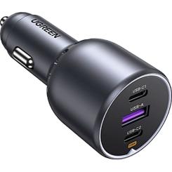 Зарядное устройство Ugreen 3xUSB 130W (2xUSB-C+USB-A) QC3.0 (EC705) Фото 1