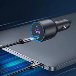 Зарядное устройство Ugreen 3xUSB 130W (2xUSB-C+USB-A) QC3.0 (EC705) Фото 3