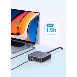 Зарядное устройство Ugreen 6xUSB 200W (4хUSB-C+2xUSB-A) Gan CD271 Фото 4