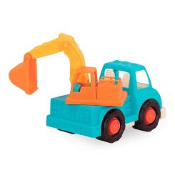 Машина Battat Баттатомобиль Экскаватор море-папайя Фото 1