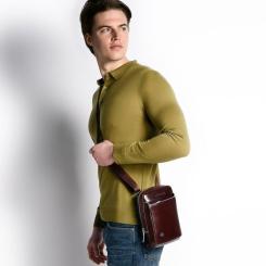 Сумка Piquadro BL Square Cognac Фото 1