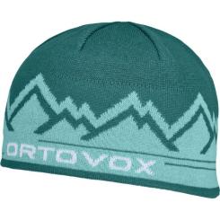 Шапка Ortovox Peak Beanie pacific green - бірюзовий Фото