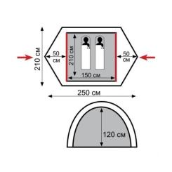 Палатка Tramp Scout 2 v2 Фото 1