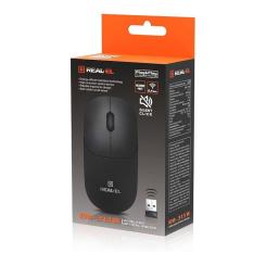 Мышка REAL-EL RM-313W Wireless Black Фото 9