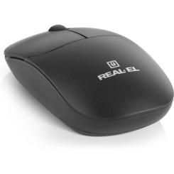 Мышка REAL-EL RM-313W Wireless Black Фото 4