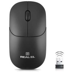 Мышка REAL-EL RM-313W Wireless Black Фото 5