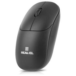 Мышка REAL-EL RM-313W Wireless Black Фото 7
