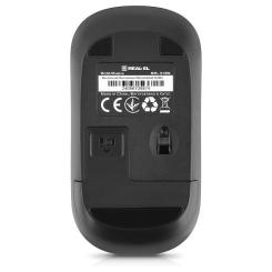 Мышка REAL-EL RM-313W Wireless Black Фото 8