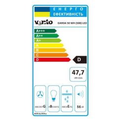 Вытяжка кухонная Ventolux GARDA 50 BK (500) LED Фото 7