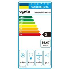 Вытяжка кухонная Ventolux LAZIO 60 BR (1000) LED Фото 7