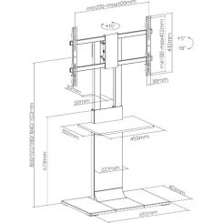 Стойка презентационная OfficePro TVS535 Фото 11
