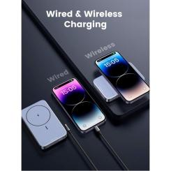 Батарея универсальная Ugreen 10000mAh 20W Mini Magnetic Wireless (15086) Фото 9