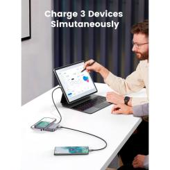Батарея универсальная Ugreen 10000mAh 20W Mini Magnetic Wireless (15086) Фото 4