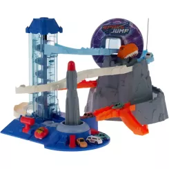 Игровой набор ZIPP Toys Dino автотрек-ракета електричний, 6 машинок Фото 1