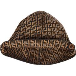 Шапка Brain з патерном 58 Black/brown Фото 3