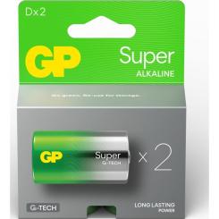 Батарейка Gp D Super Alkaline LR20 * 2 Фото 1