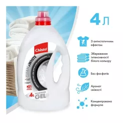 Гель для стирки Chisto Clean & White 4 л Фото 1