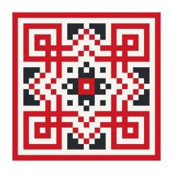 Картина по номерам ArtCraft Український орнамент 30х30 см Фото