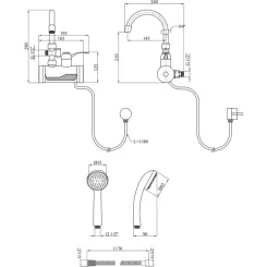 Проточный водонагреватель Kroner Volt-CW191WMDS Фото 4